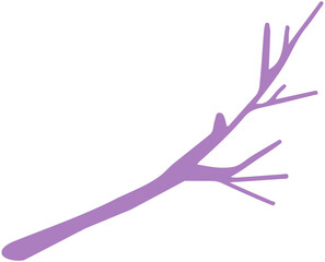 Fototapeta premium Branch Silhouette icon 