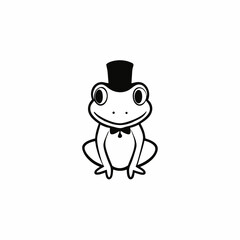 funny cartoon frog