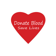 Donate blood and save lives. Social media post or template. Editable eps file for corporate companies. World blood donor day.