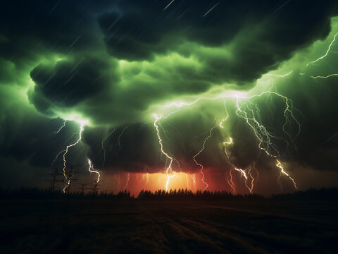 As the solar storm approaches, particle clouds advance, disturbing the aurora and intensifying