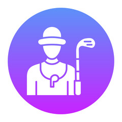 Golf Coach Icon