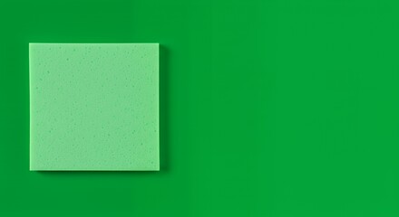 Light Green Textured Square on Green Background
