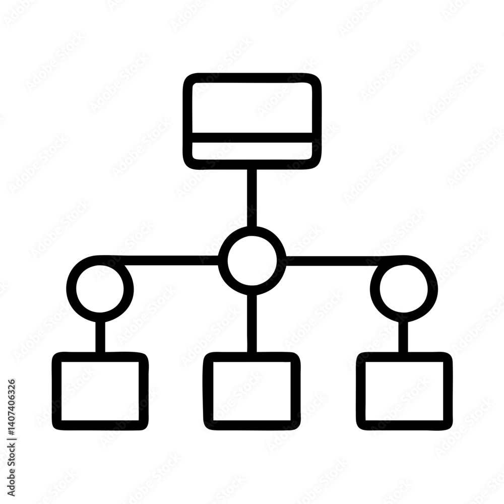 Poster flowchart diagram organization chart hierarchy tree structure process workflow infographic design