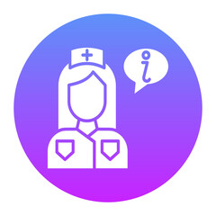 Obraz premium Nurse Practitioner Icon