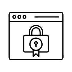 Secure website ssl certificate for online security and data protection internet safety privacy lock