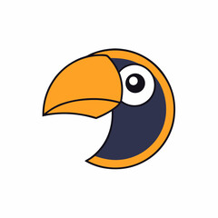 toucan bird vector illustration
