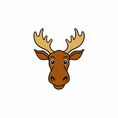 deer head vector