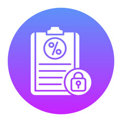 Fixed Interest Rate Icon