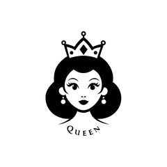 Queen face logo 