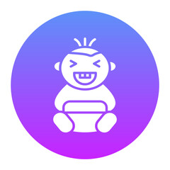 Laughing baby Icon