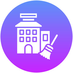 Hotel Cleaning Icon