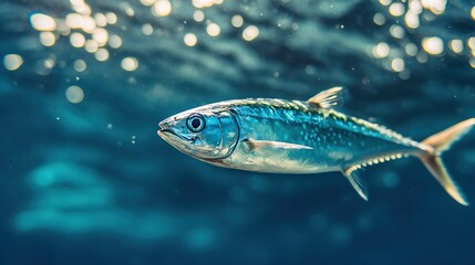 Naklejka premium Majestic Underwater Fish