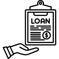 Social Welfare Loan Icon