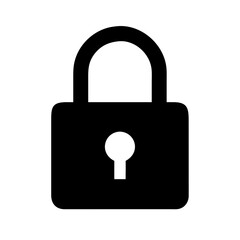 Lock icon vector illustration