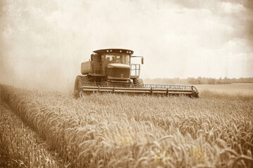 farmer harvest old photo