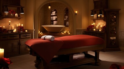 opulent spa massage table