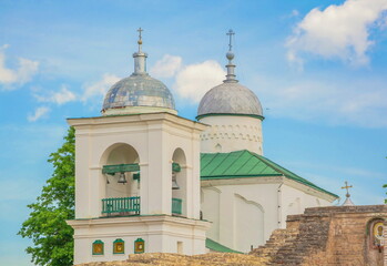 St. Nicholas Church in the ancient fortress of Izborsk