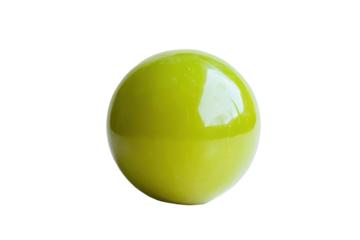 Isolated Lime Green Sphere