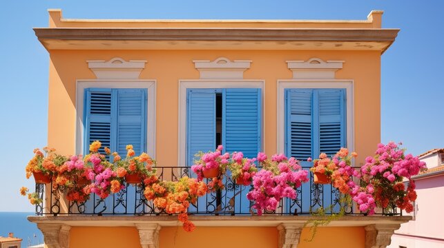 balcony window flower boxes