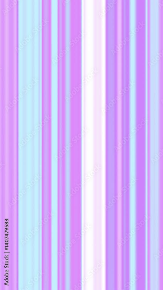 Fototapete looping video colorful vertical lines rotate. abstract 3d render 4k
