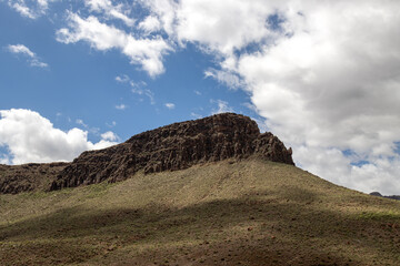 Mountain and a sky, Aguimes, Gran Canaria, Spain