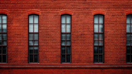 Obraz premium building red brick texture