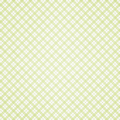 Green plaid gingham, scottish tartan texture, grid graph paper with rhombus squares pattern, picnic napkin and curtain tablecloth, vector seamless geometric checkered fabric