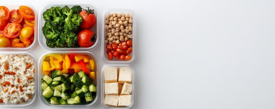 a meal prep calendar, weekly nutrition organization, clear block design, isolated on white background