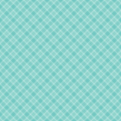 Green plaid gingham, scottish tartan texture, grid graph paper with rhombus squares pattern, picnic napkin and curtain tablecloth, vector seamless geometric checkered fabric