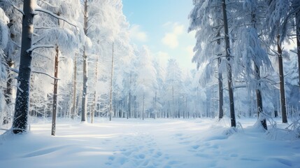 forest winter themes