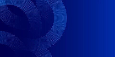 abstract blue circle background.Blue vector minimalist simple abstract geometric banner design  for poster template on web backdrop brochure flyer landing page and webinar. vector illustration.