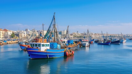 Fototapeta premium yachts boat on water