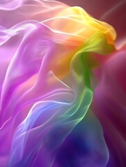 Fototapeta premium Colorful Fabric Drape Abstract