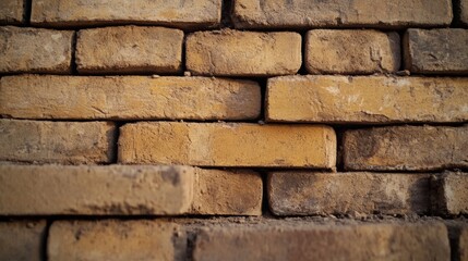 Obraz premium Construction worker building a brick wall. Featuring precision and craftsmanship