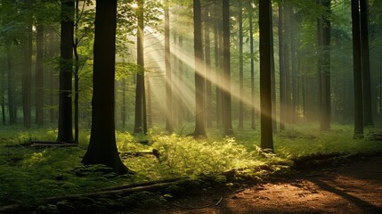 Fototapeta premium serene light rays background