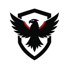 Obraz premium eagle shield with wings