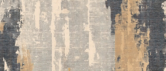 Obraz premium A faded photograph of a city street with a worn out carpet