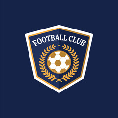 Dark Blue Gold Football Club Logo