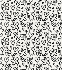 flower heart simply linia dro...