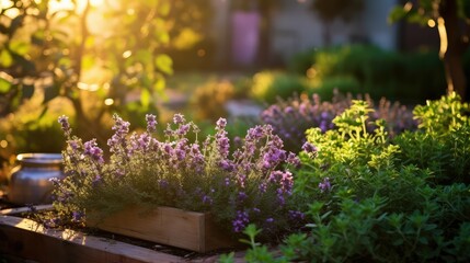 Obraz premium photograph thyme sprig