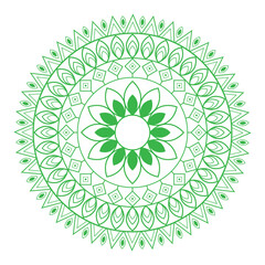 Vibrant Spiritual Mandala Design, Delicate watercolor flower mandala, Floral Watercolor Mandala Clipart, watercolor illustration of Muslim mandala
