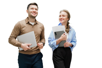 Smiles and Collaboration Mark a Productive Day in an Urban Workspace During Daylight Hours