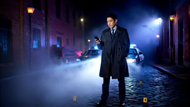 crime scene, investigation, detective, police cars