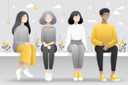 Flat infographic of moral relativism concepts simplified for learners