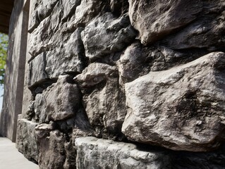 Rough organic stone wall texture