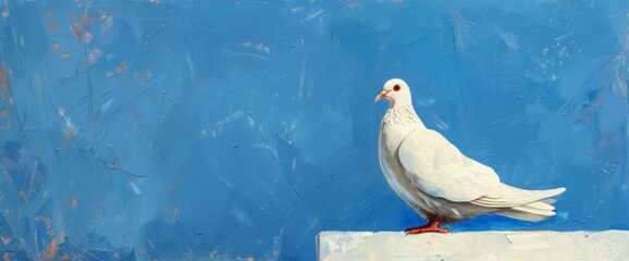 White_dove_against_bright_blue