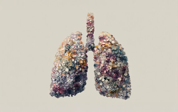 Asbestos Damage to Lungs &ndash; Symbolic Visualization of Lung Disease
