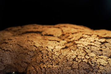 Chocolate Colomba traditional italian easter celebration sweet detail
