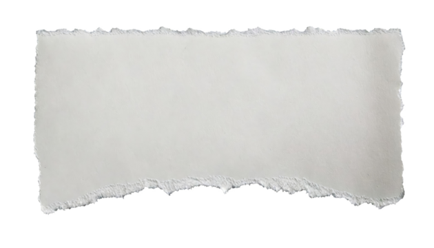 paper scrapbook text highlight torn ripped edge cutout isolated on transparent png