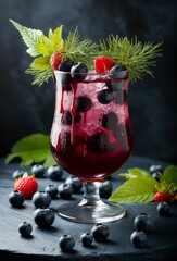 glass of fruit juice